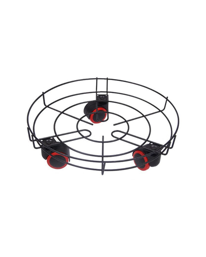 Metal Gas Movable Stand with Wheels