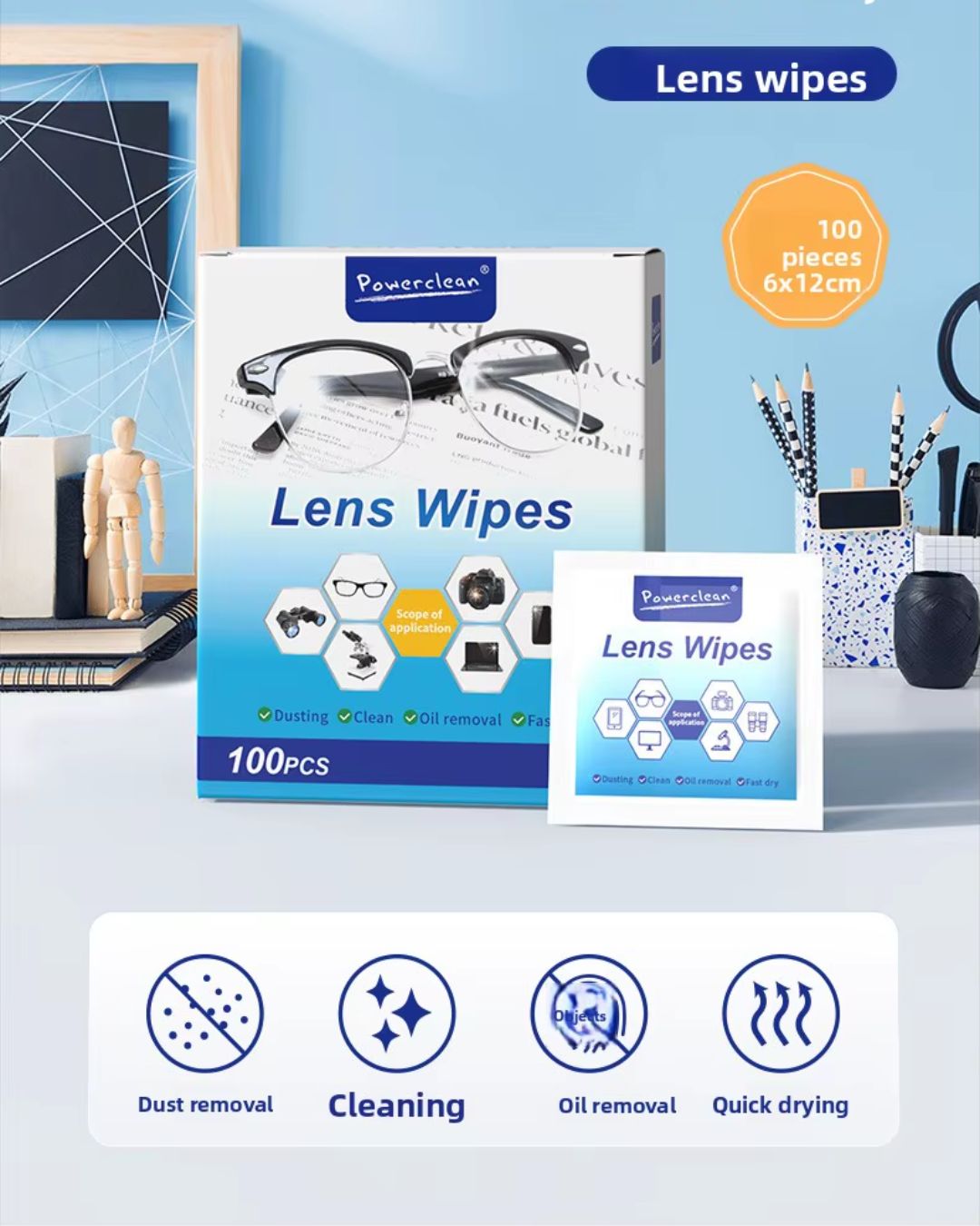 Lens Cleaning Wipes