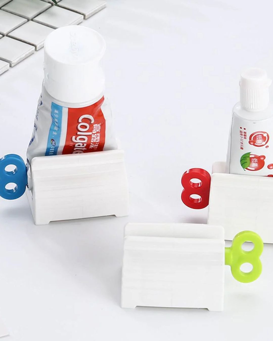 Rolling Tube Toothpaste Squeezer Stand