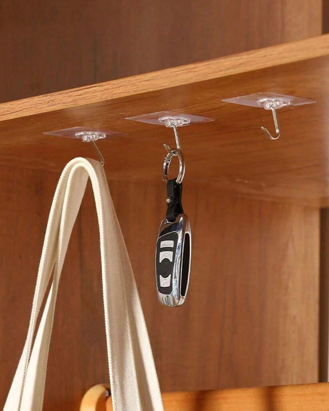 Transparent Adhesive Flower Hooks