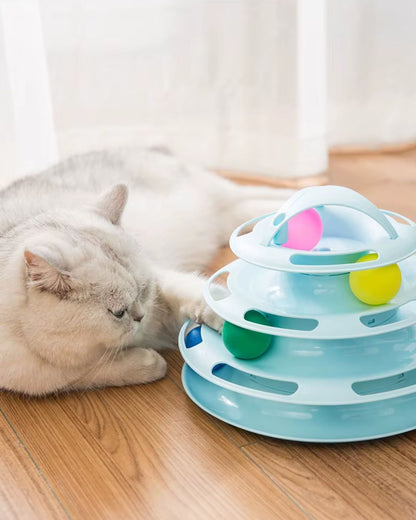 Four-layer Turntable Cat Toy