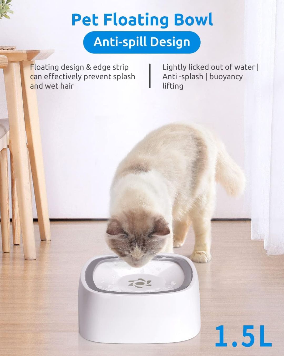 No-Spill Pet Water Bowl