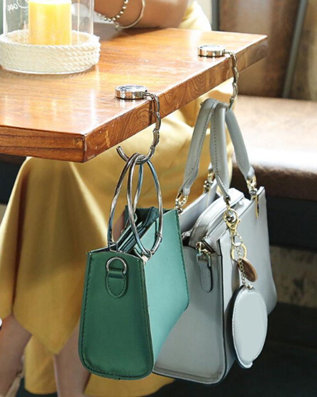 Handbag Hooks for Tables