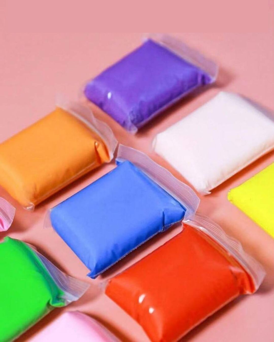 Colorful Dry Clay for Kids