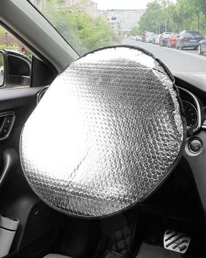Car/Suv Steering Wheel Sunshade Cover