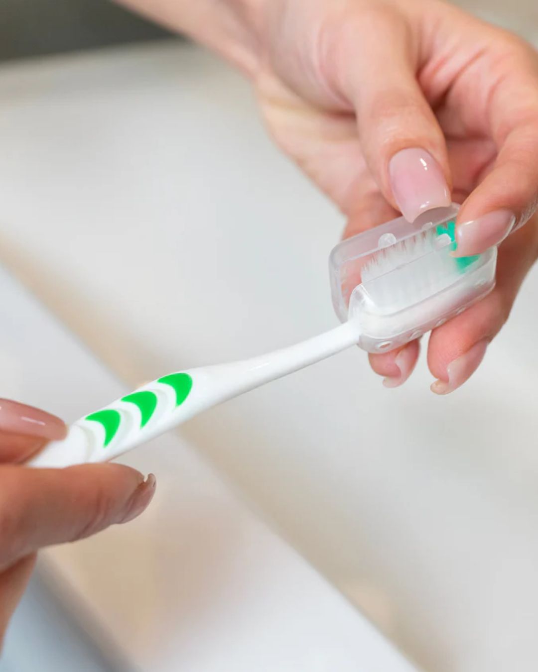 Portable Clear Toothbrush Head Cover