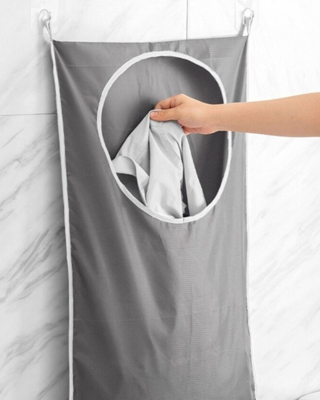 Hanging Laundry Hamper with Hooks