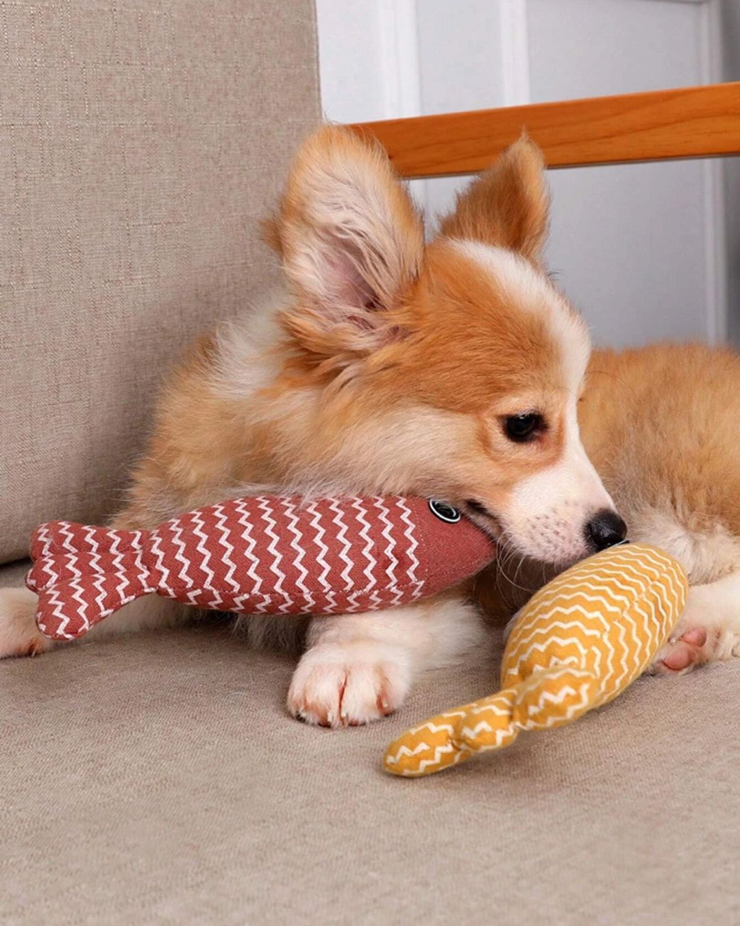 Simulation Fish Shaped Cat Toy With Catnip Flavor