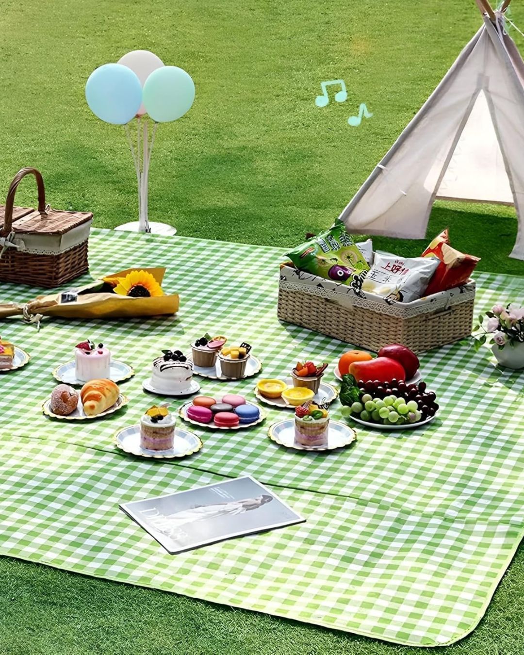 Foldable Handbag Picnic Blanket