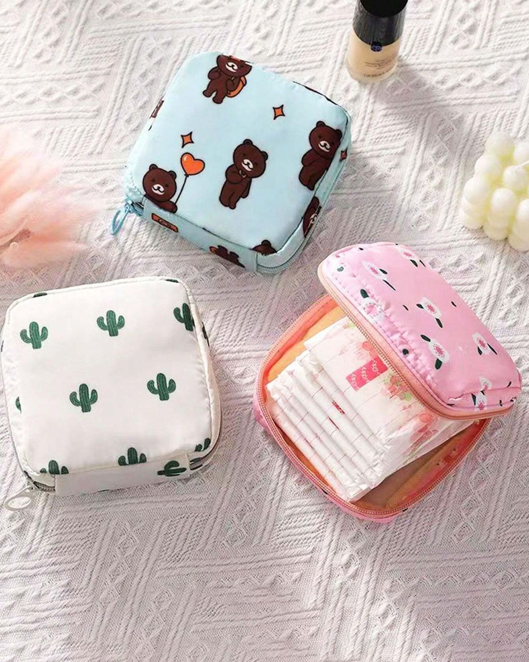 Cartoon Sanitary Pad Organizer
