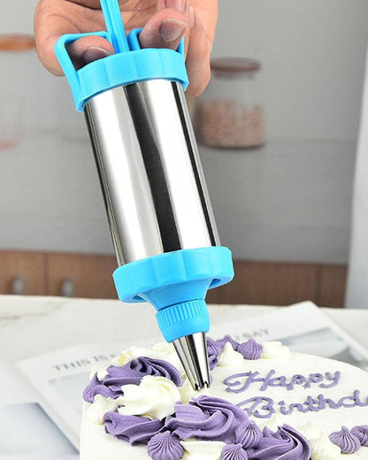 Stainless Steel Cake Decorating Syringe Set