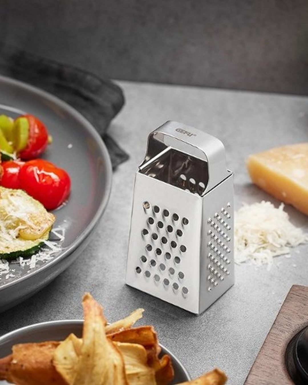 Mini Stainless Steel Grater with Magnet