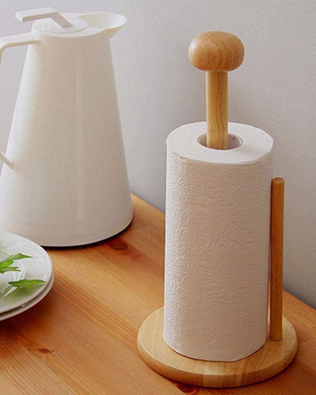 Wooden Paper Towel Roll Holder