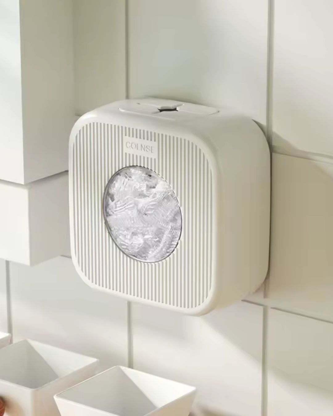 Wall-mounted Plastic Wrap Storage Box