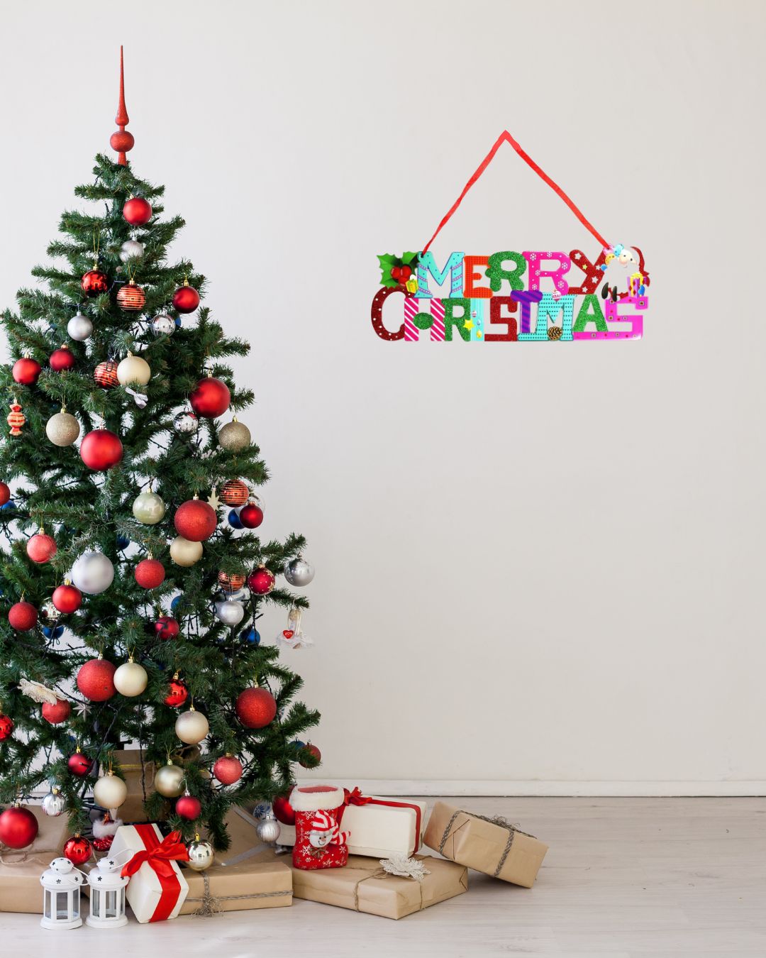 Merry Christmas Foam Door Hanger