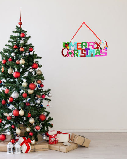 Merry Christmas Foam Door Hanger