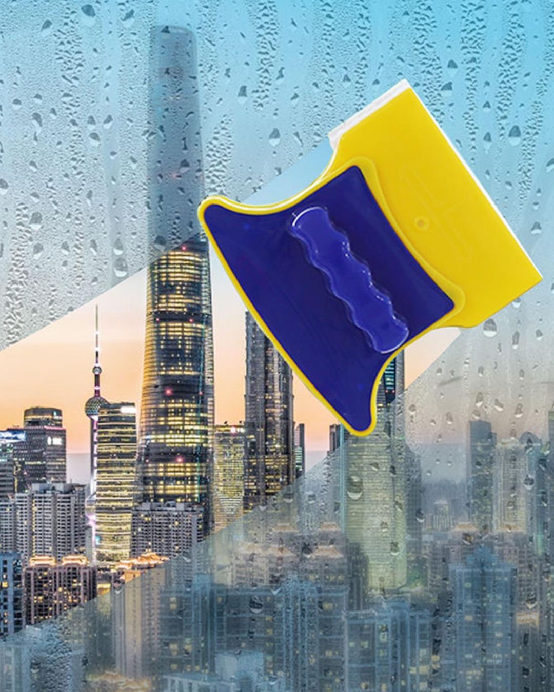 Double-sided Magnetic Window Cleaner