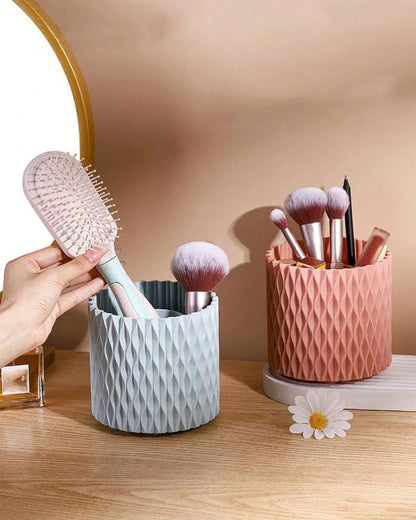 Rotatable Makeup Brush Holder Organizer