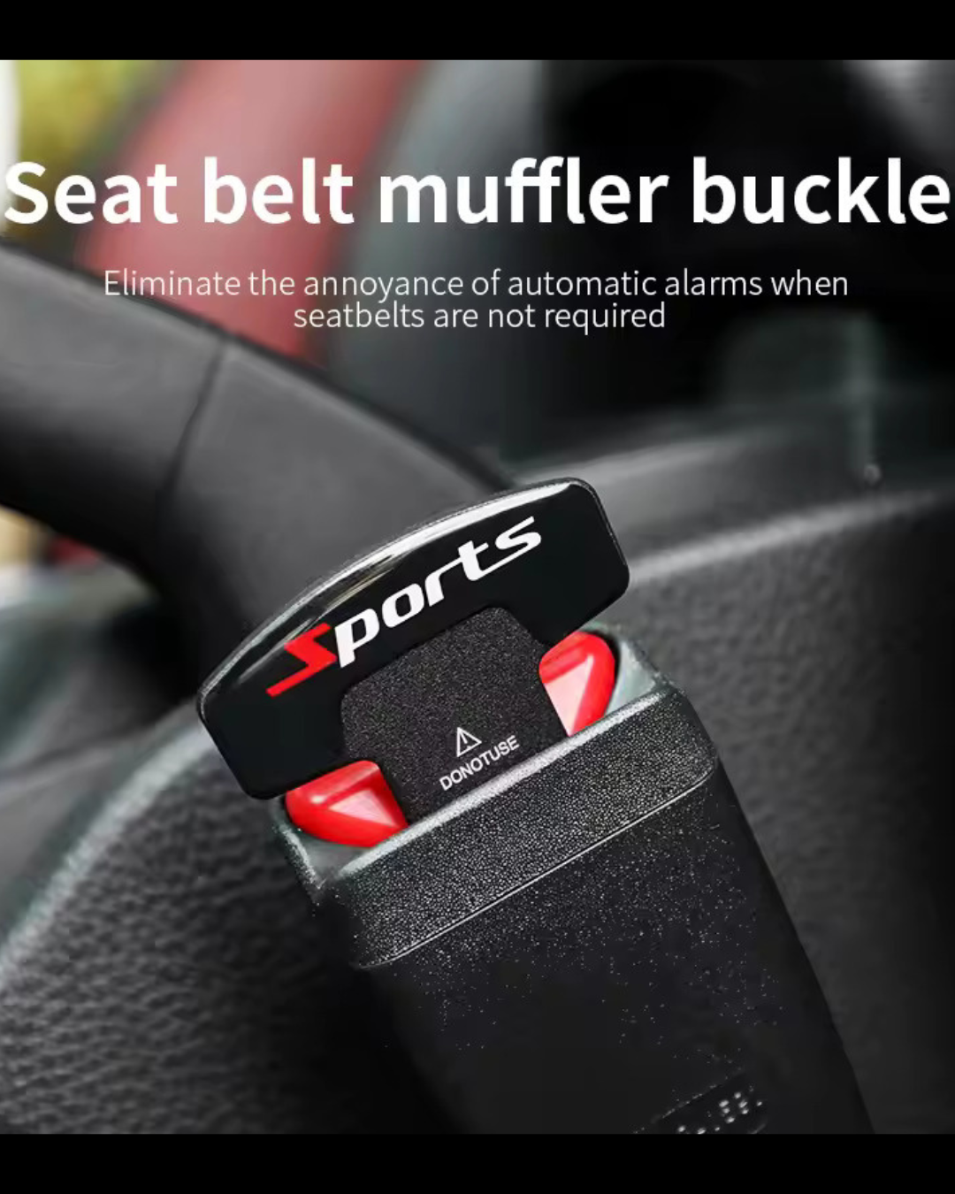 Belt Buckle Alarm Stopper