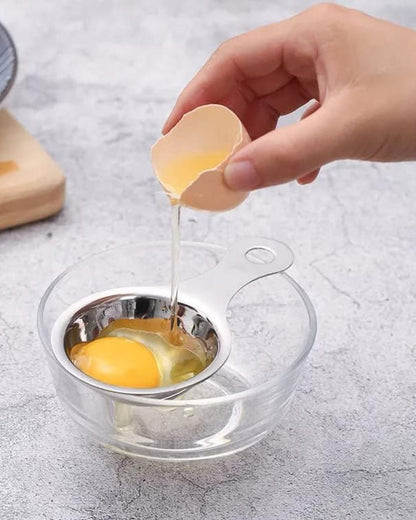 Stainless Steel Egg Separator & Measuring Spoons Set