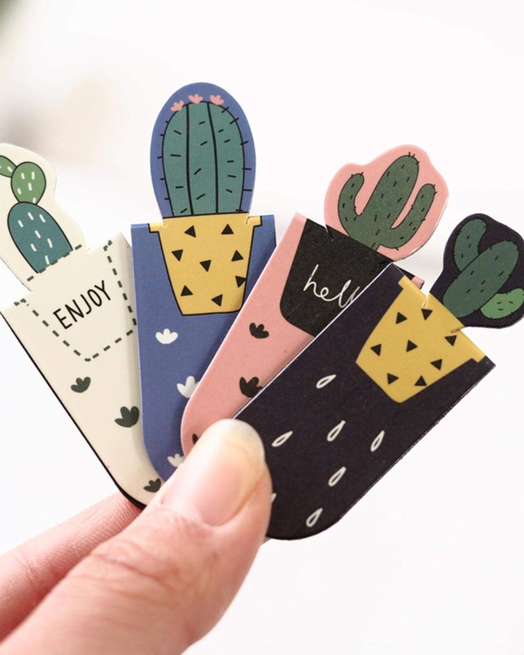 Cactus Magnetic Bookmarks