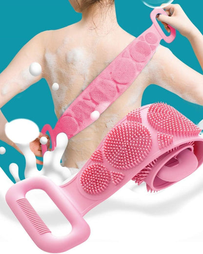 Double-sided Silicone Scrubbing Bath Brush