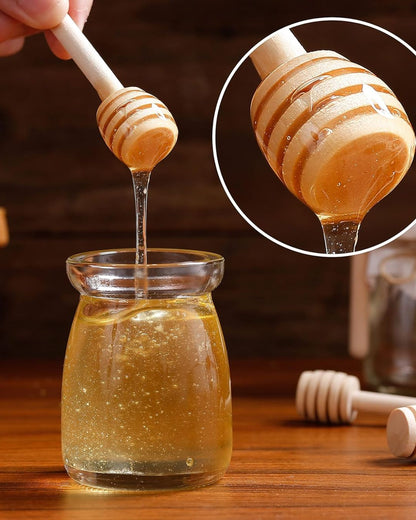 Mini Wooden Honey Dippers Sticks