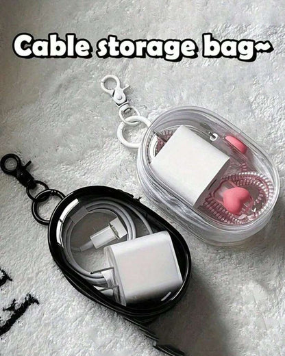 Portable Mini Clear Zipper Storage Pouch