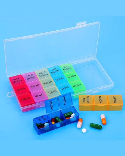 7 Days Rainbow Pill Organizer
