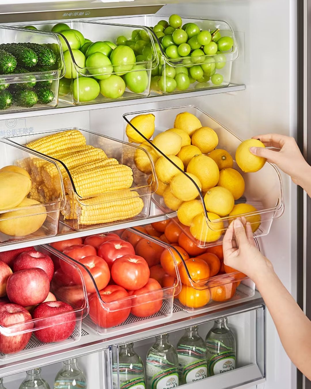 Clear Acrylic Refrigerator Organizer