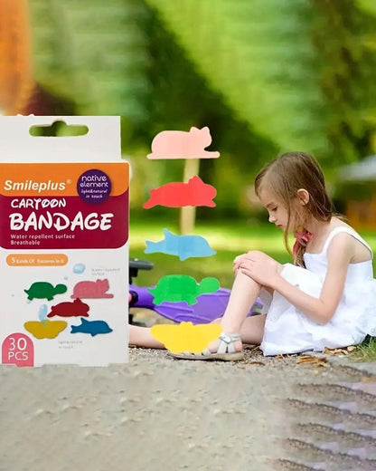 Animal Themed Waterproof & Breathable Band-aids