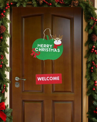 Merry Christmas Welcome Door Hanger