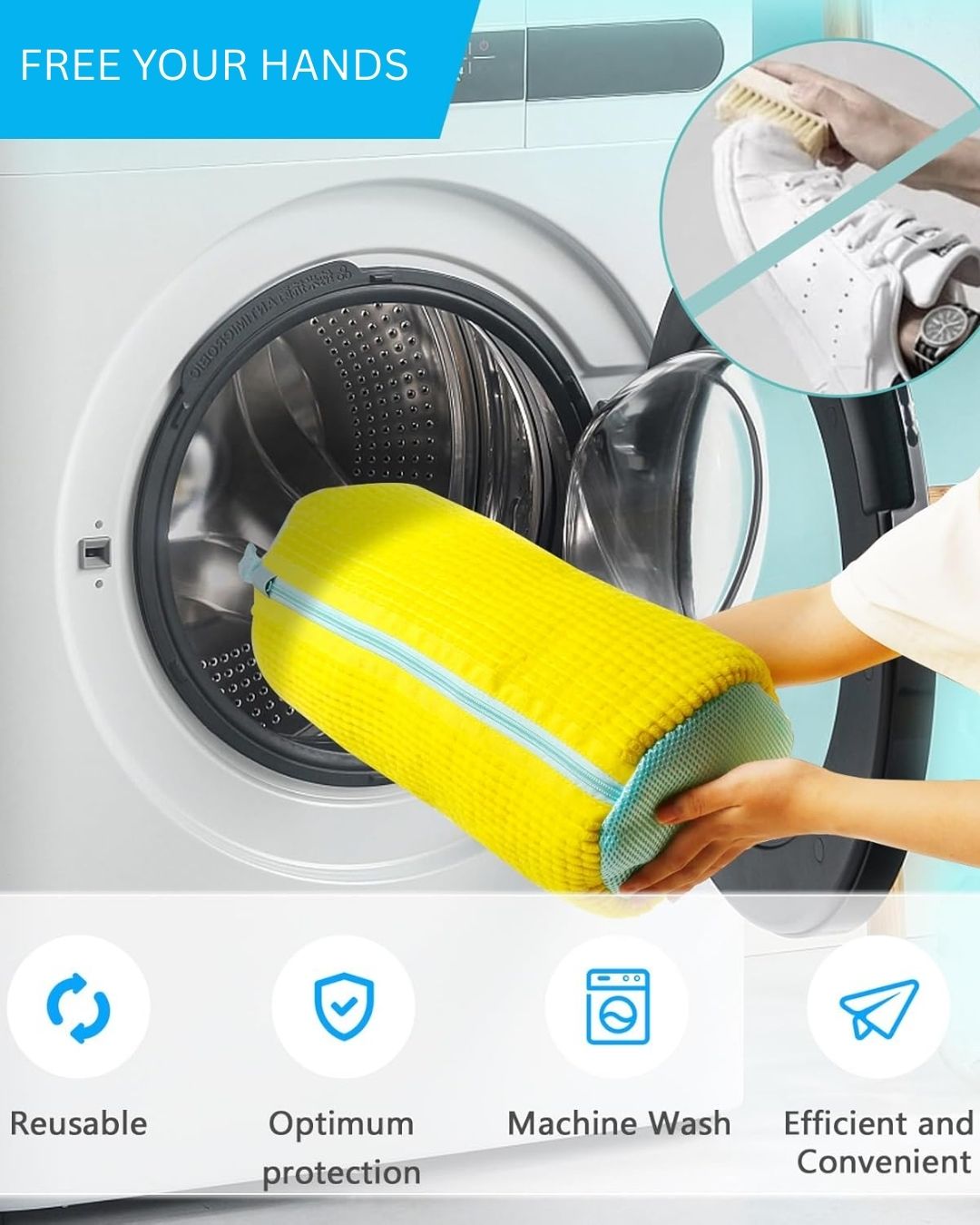 Reusable Laundry Bag for Shoes