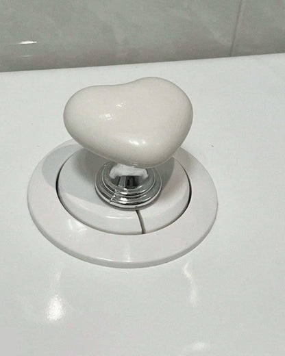 Heart Toilet Push Button
