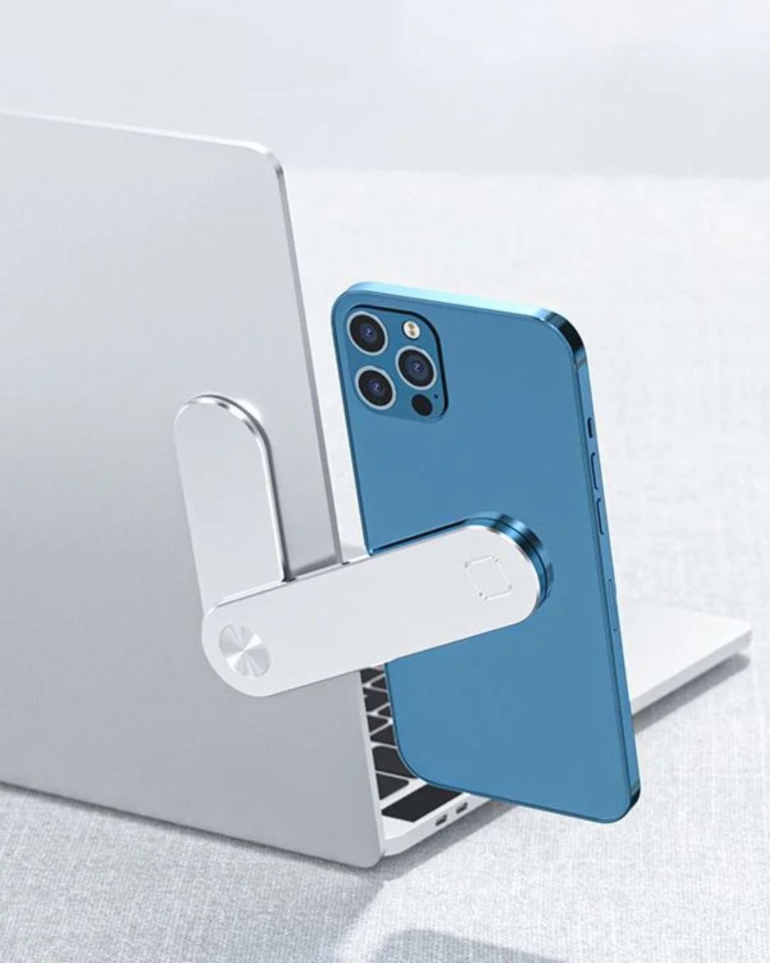 Magnetic Laptop Phone Holder