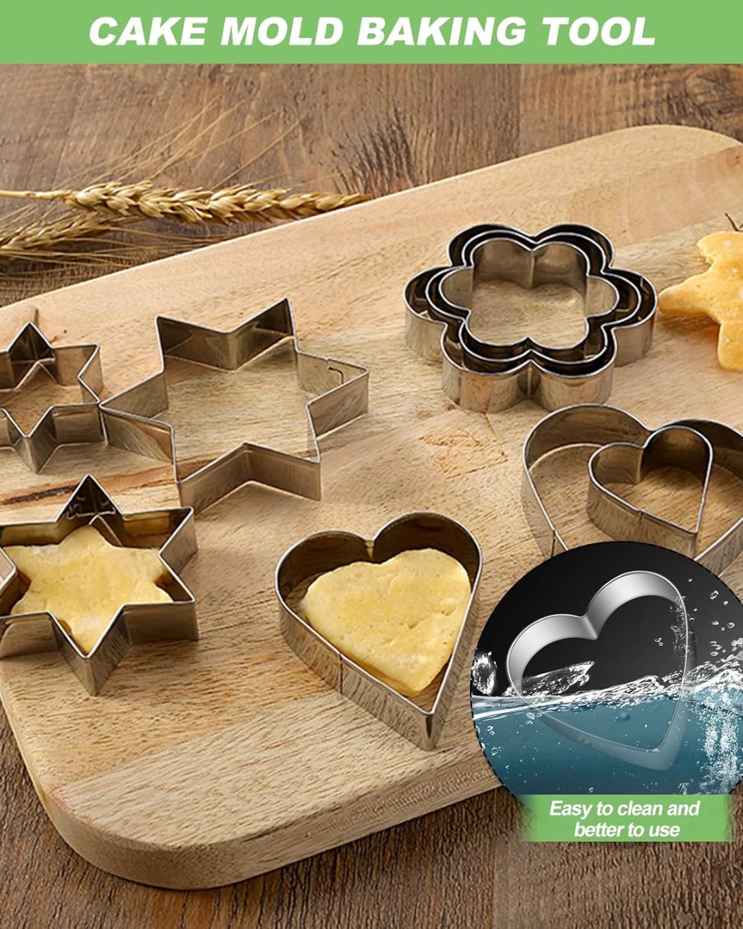 12 Pieces Cookie Cutters set