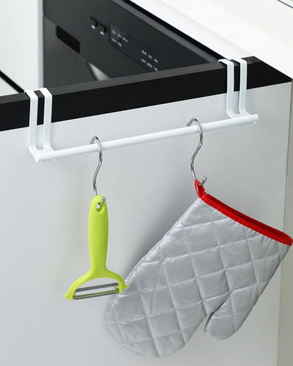 Double Hook Metal Towel Holder