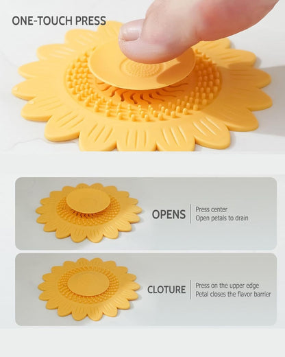 Sunflower Silicone Anti-Odor Floor Drain