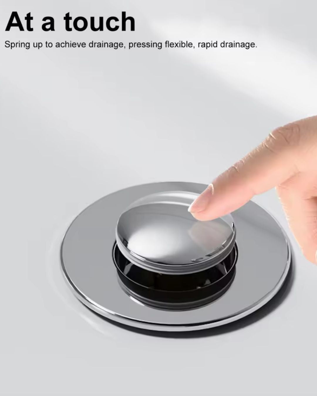 Stainless Steel Pop Up Sink Drain Filter