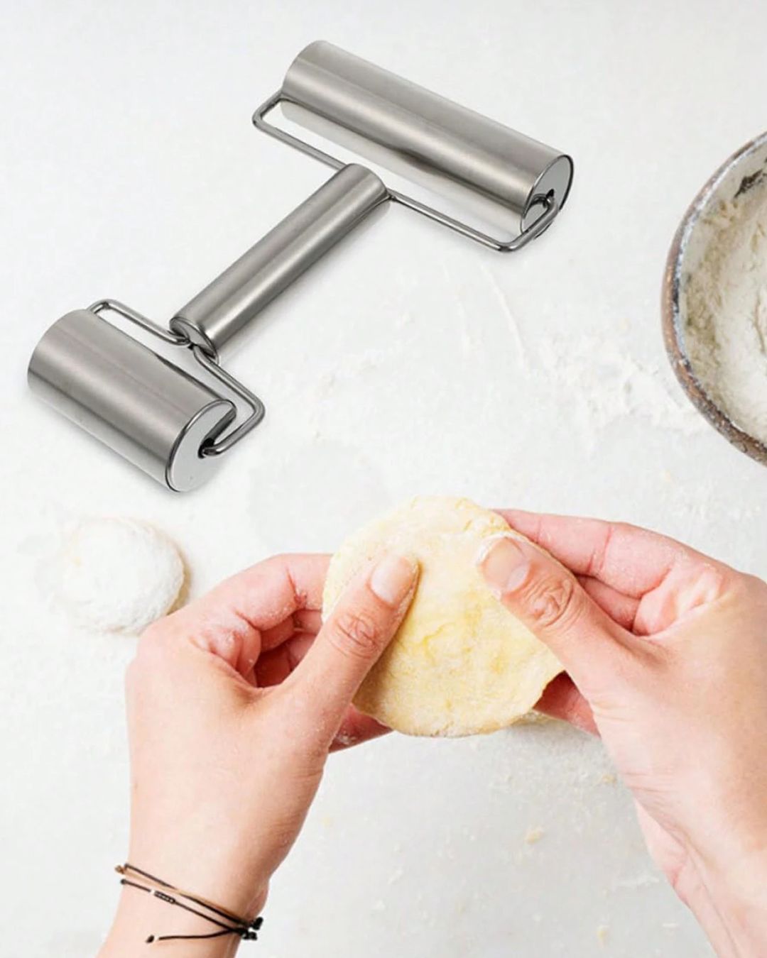 Double-Heads Stainless Steel Rolling Pin