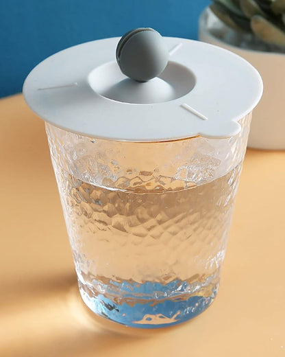 Silicone Cup Lid With Spoon Holder