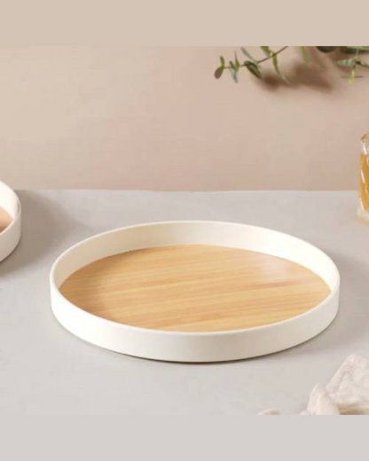 Round Serving Tray Set