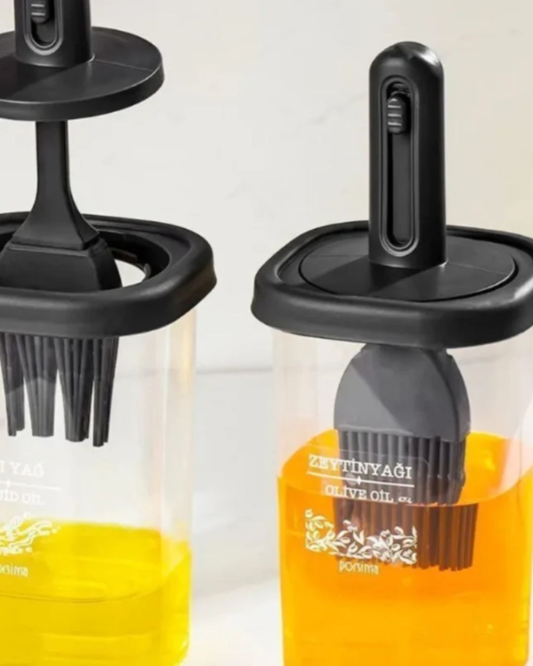 Silicone Brushed Oil Containers
