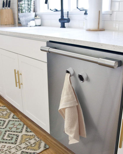 Round Adhesive Push Towel Hook