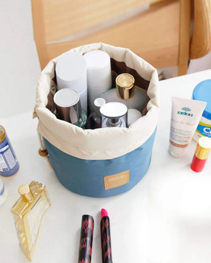 Makeup & Toiletries Barrel Bag