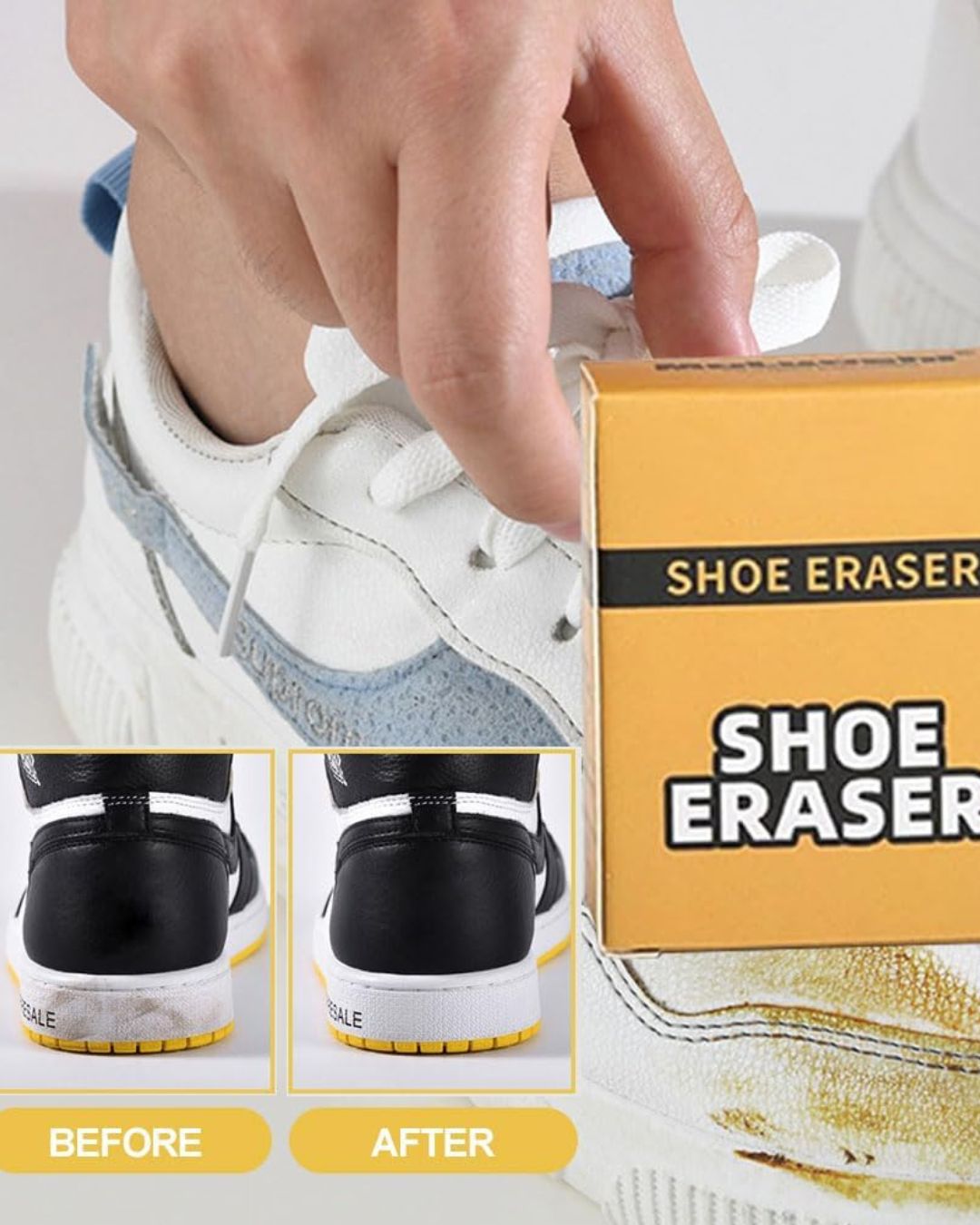 3pcs No-Water Shoe Cleaner Set