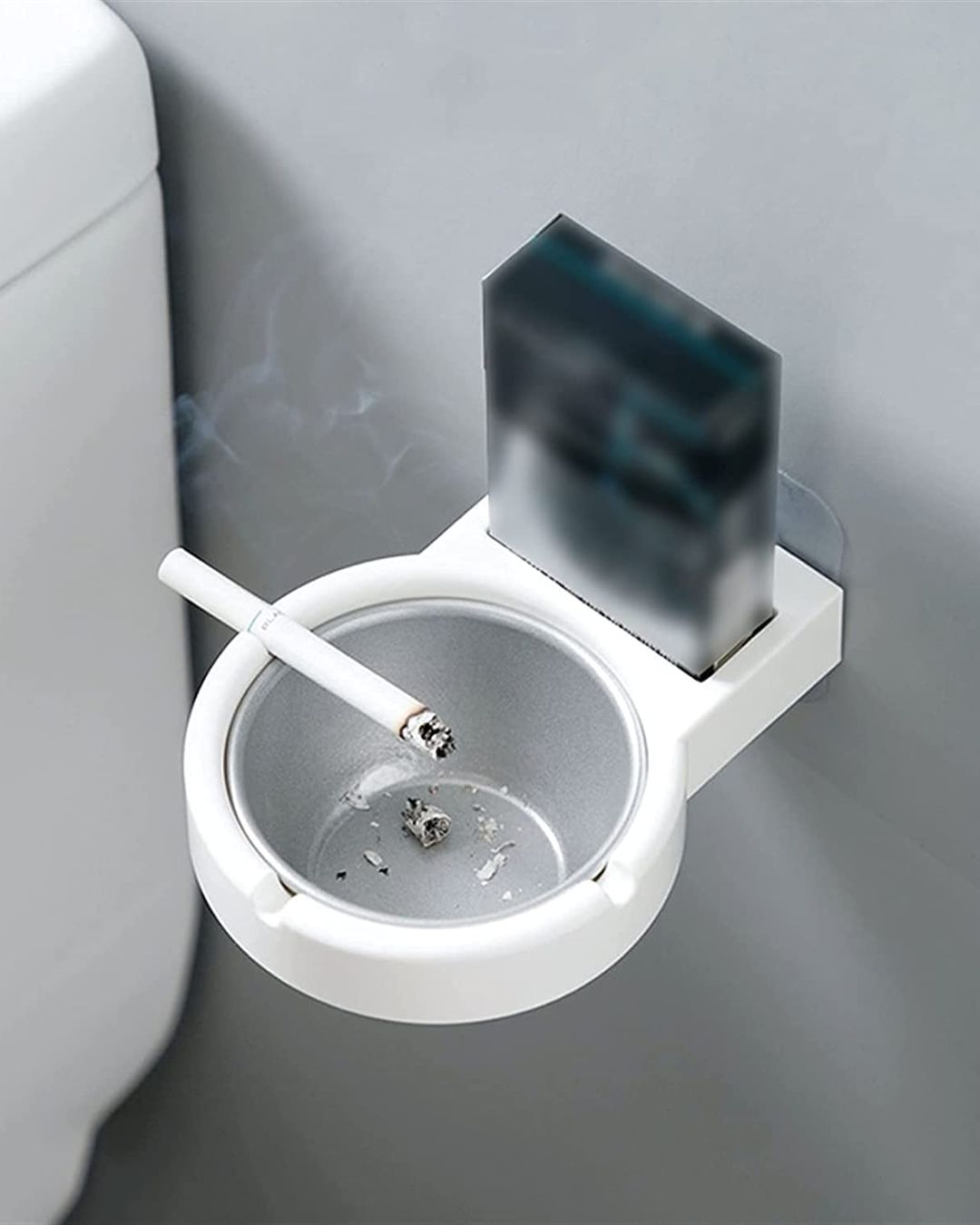 Wall Hanging Ashtray without Drilling
