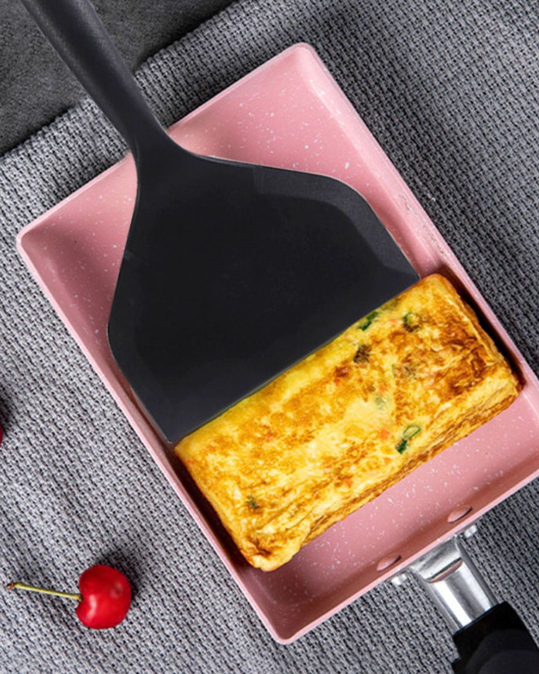 Silicone Wide Spatula Turner with Wooden Handle