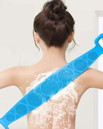 Double-sided Silicone Scrubbing Bath Brush