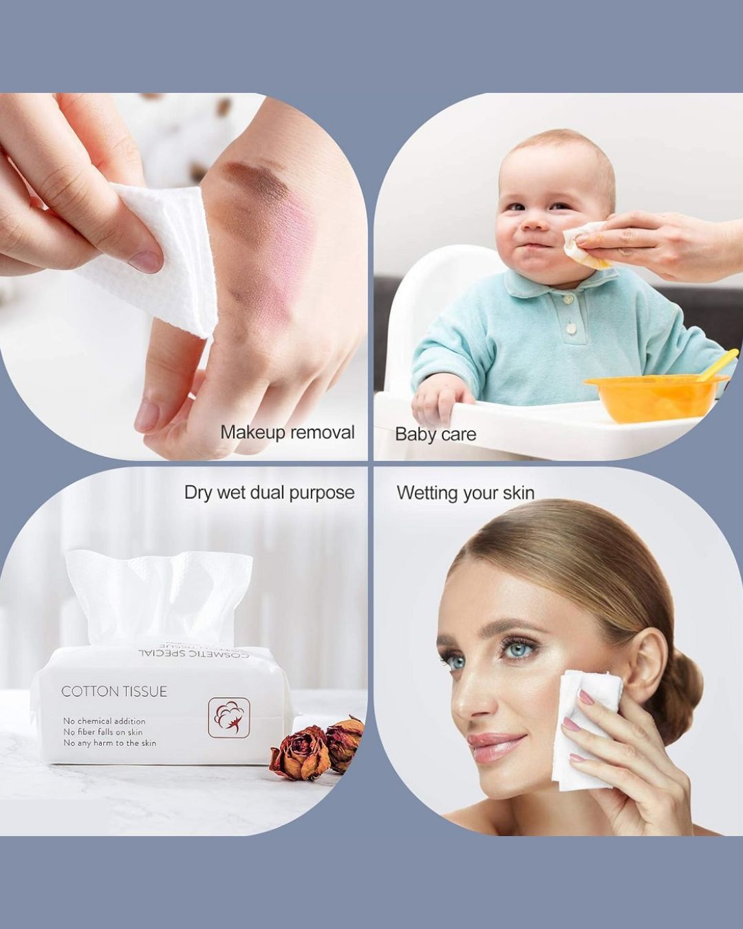 Cotton Tissue Wipes